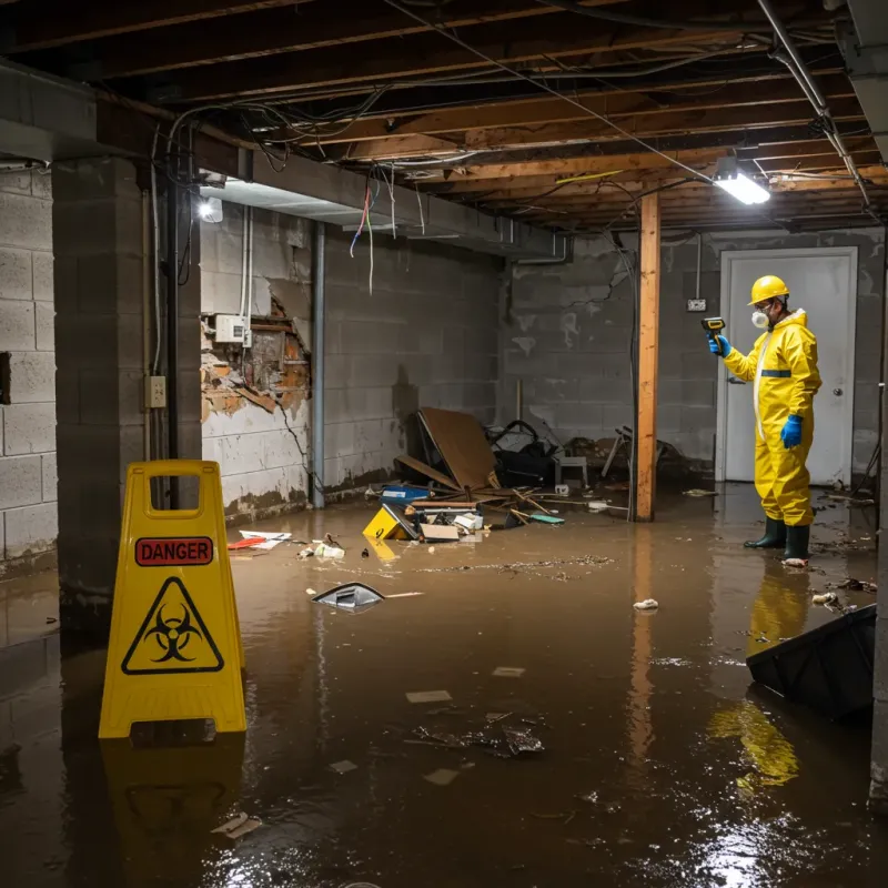 Flooded Basement Electrical Hazard in Highland Village, TX Property